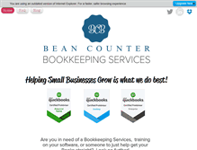 Tablet Screenshot of beancounteraccounting.com